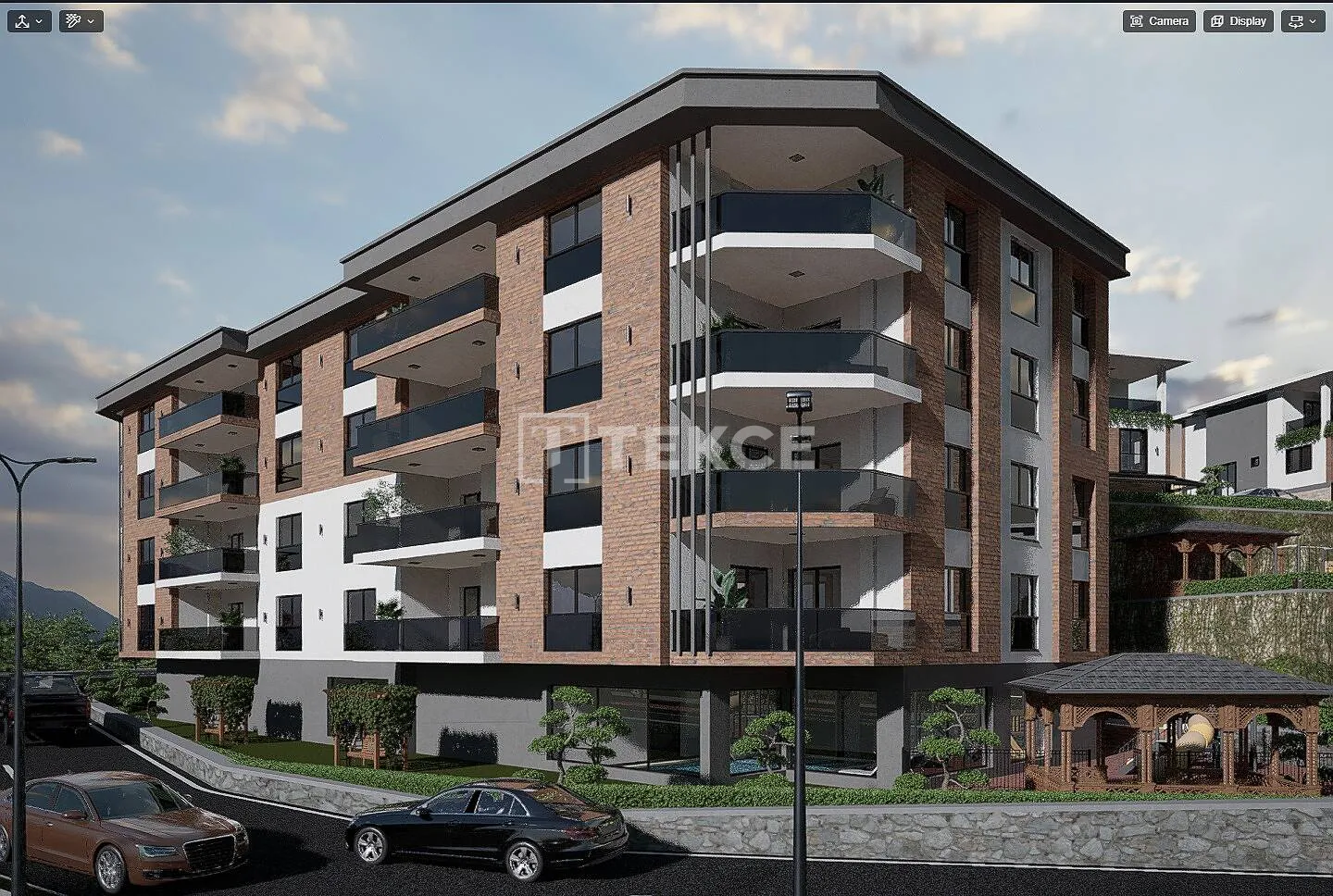 Trabzon'da Şık Tasarımlı Apartmanlar Bir Komplekste