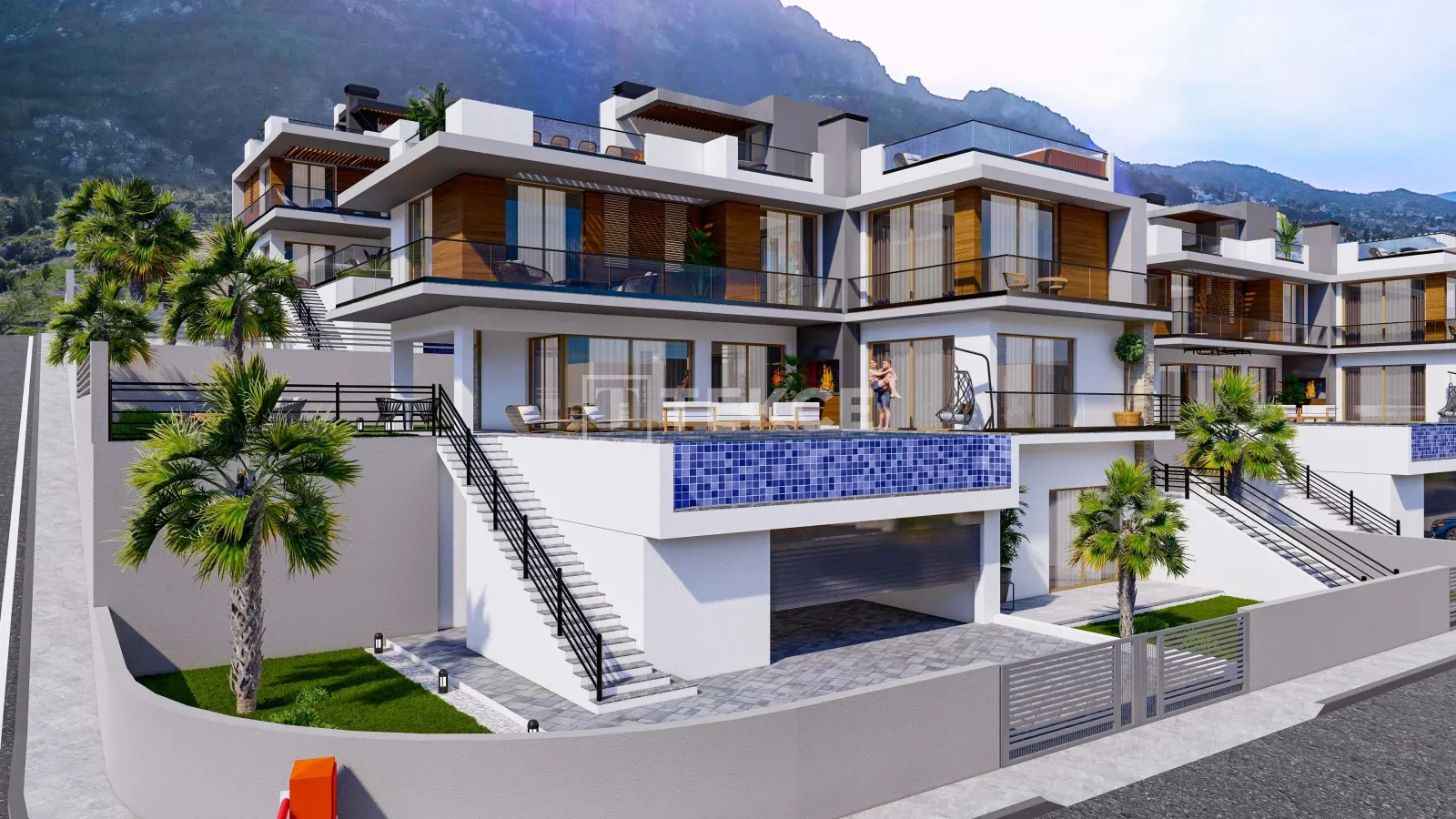 Villas com Vista Mar e Altos Padrões em Chipre do Norte