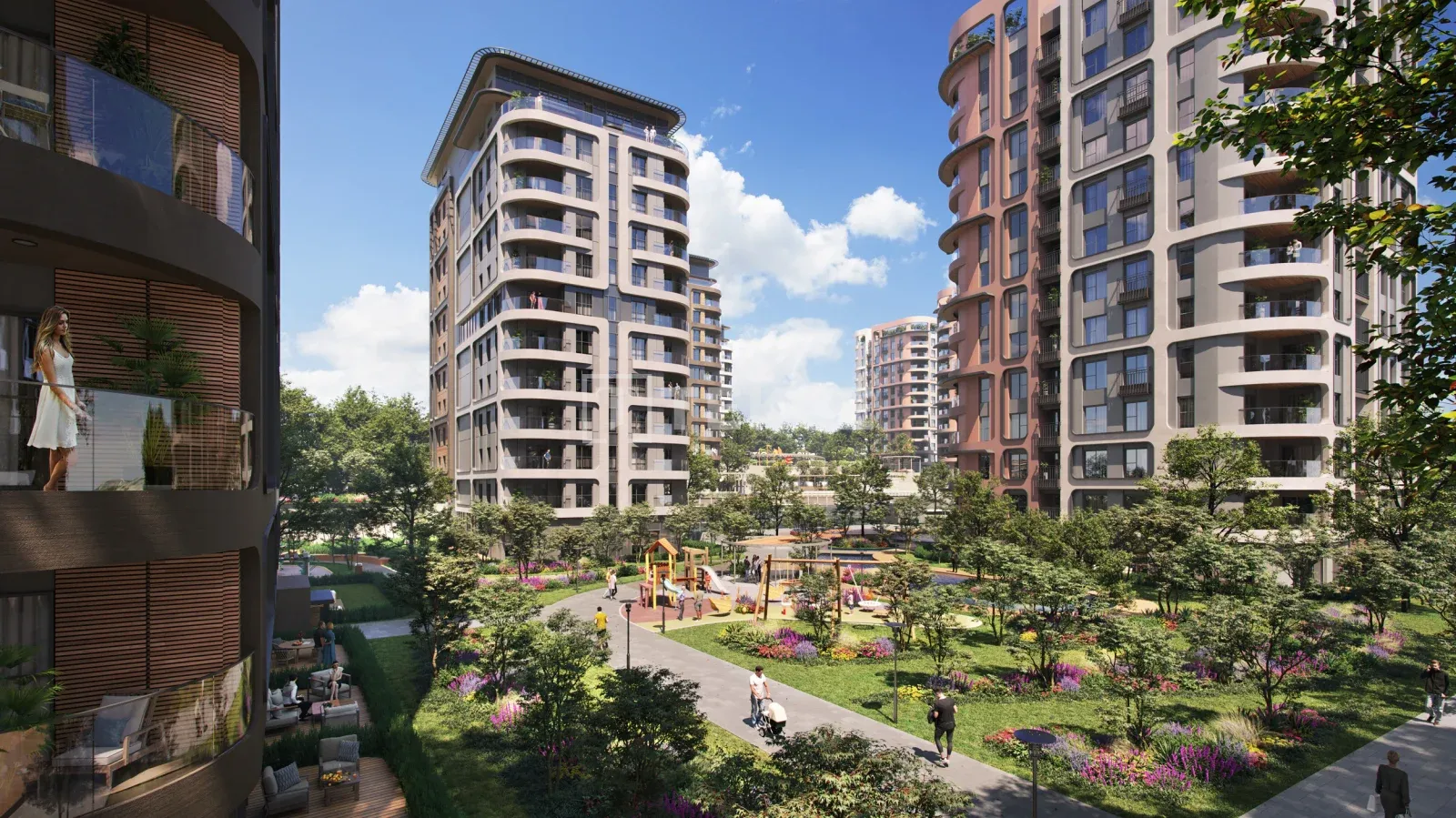 Preisgekröntes Projekt mit Halic-Blick-Apartments in Eyupsultan