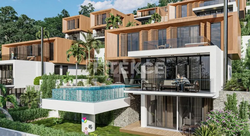 Alanya Antalya'da Özel Havuzlu ve Bahçeli Müstakil Villalar