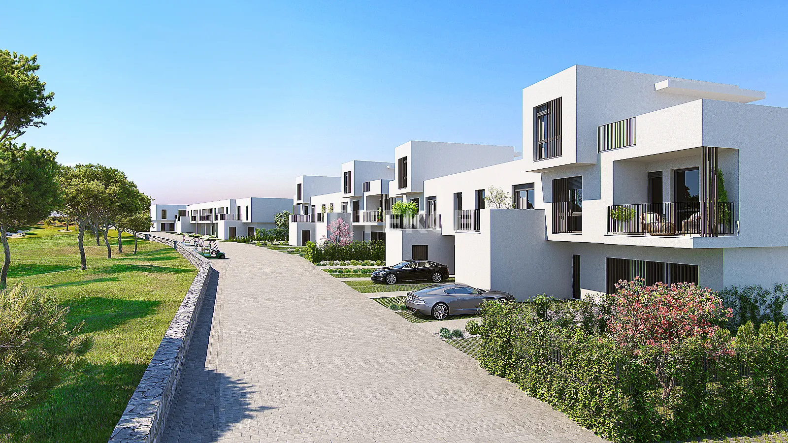 Impresionantes Casas Junto al Campo de Golf en Cádiz, España