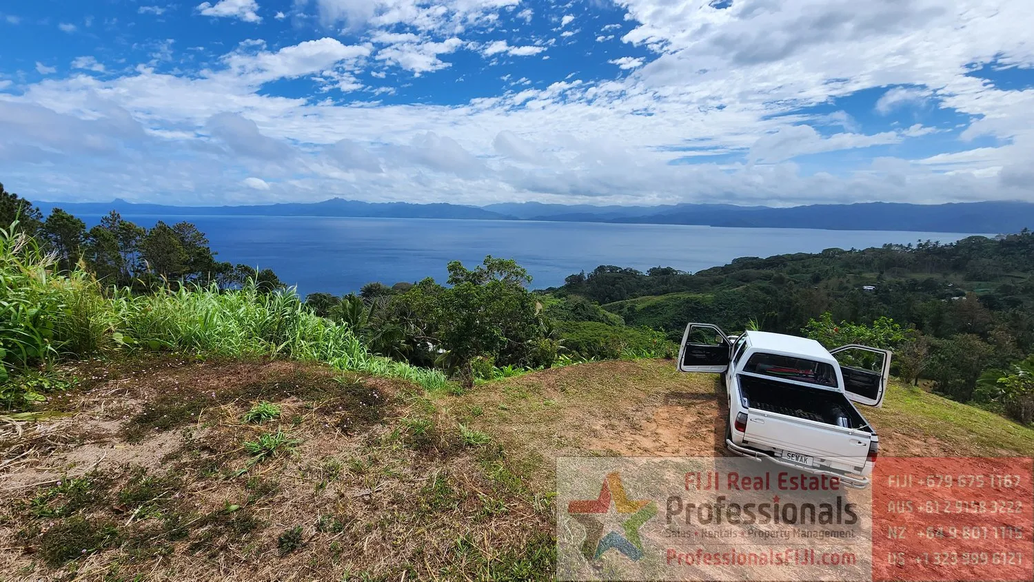MOTIVATED SELLER: 4.25 Acres of Hilltop Bliss close to town in Savusavu’s Hidden Paradise in FIJI