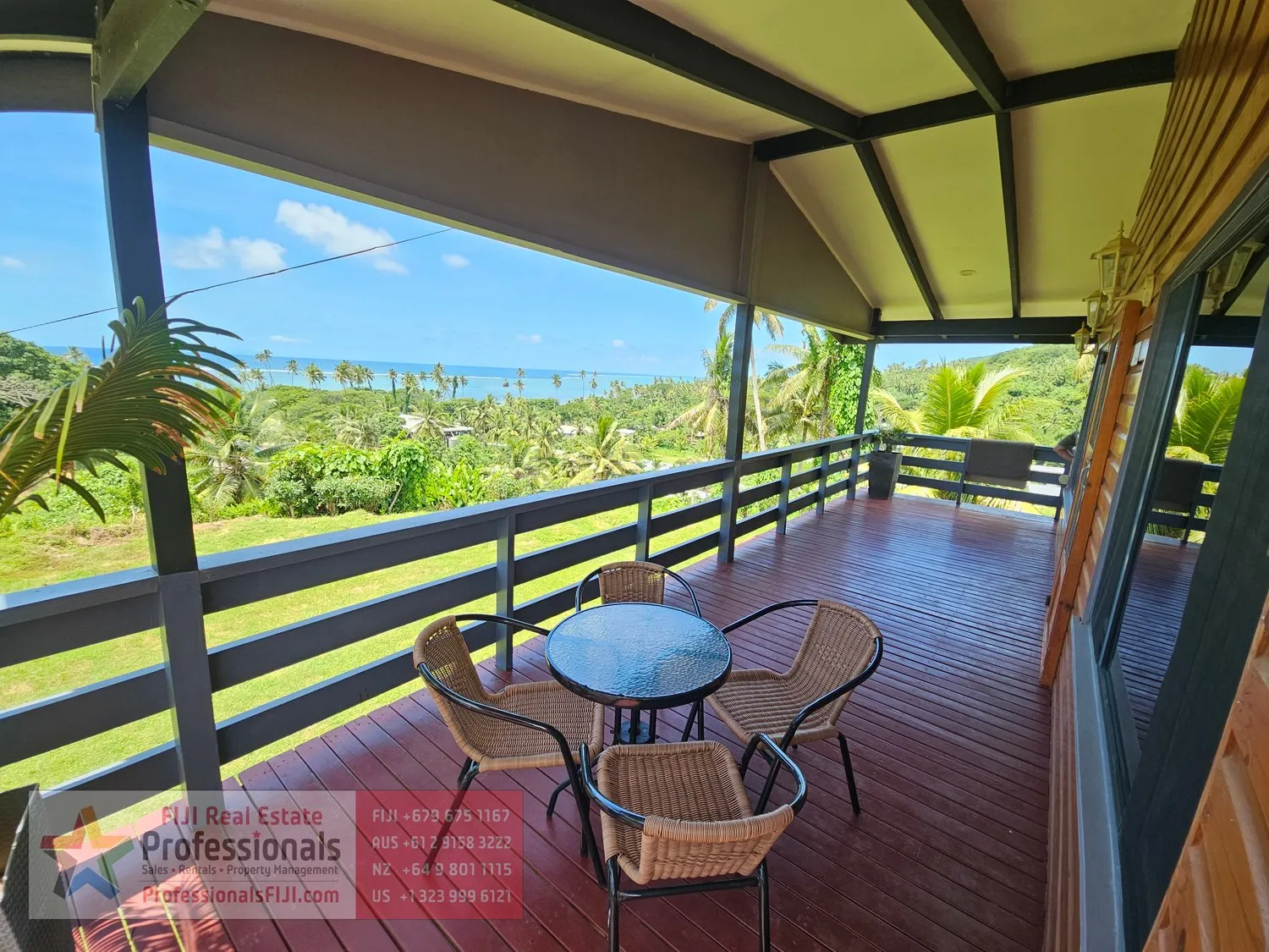 “Ocean Light Retreat” – Fully Furnished Coastal Home with Panoramic Sea Views in Savusavu FIJI