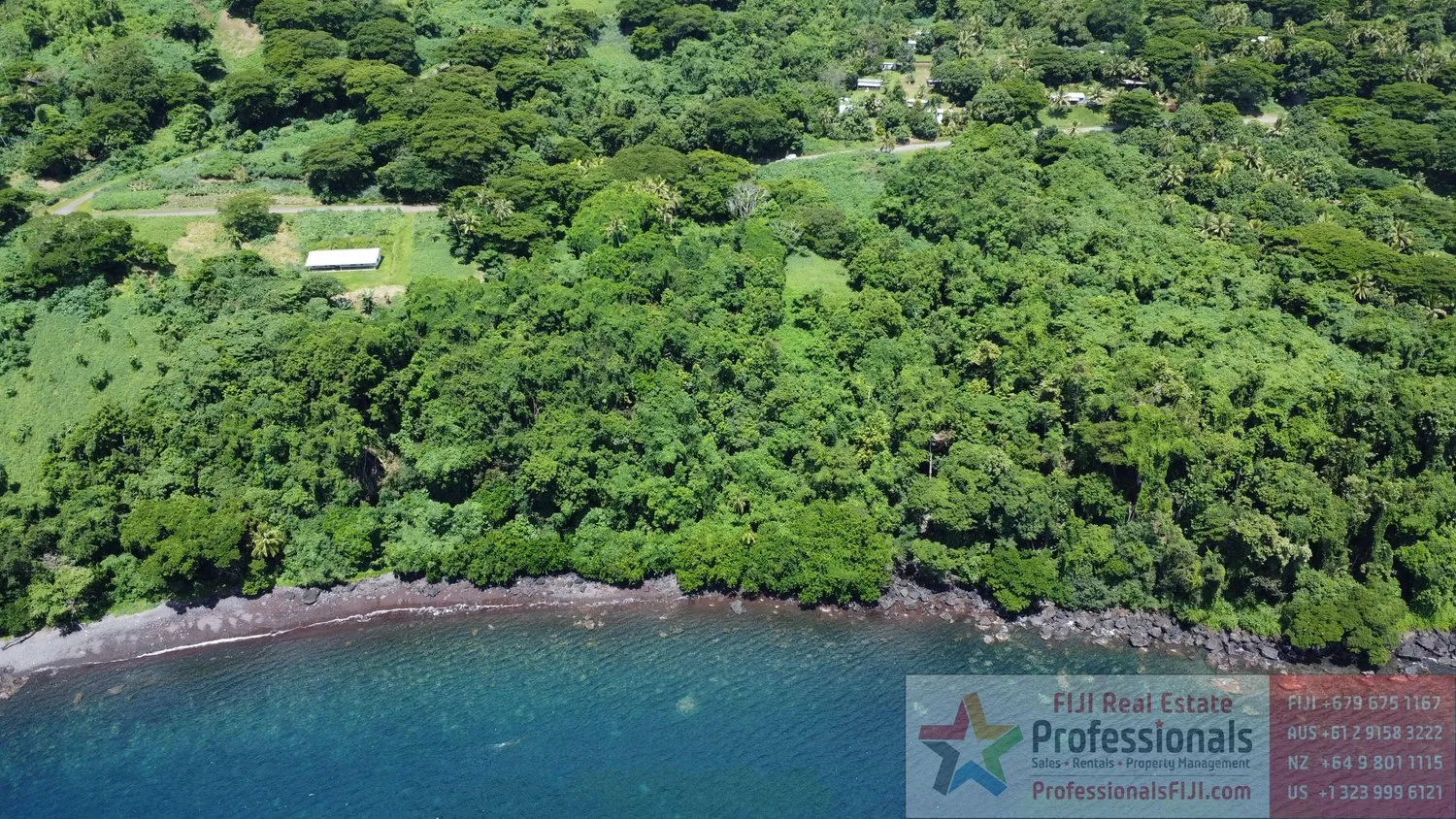 🌊 Waterfront Paradise - 1.4 Acres Freehold Land on Fiji's Garden Island! 🌴