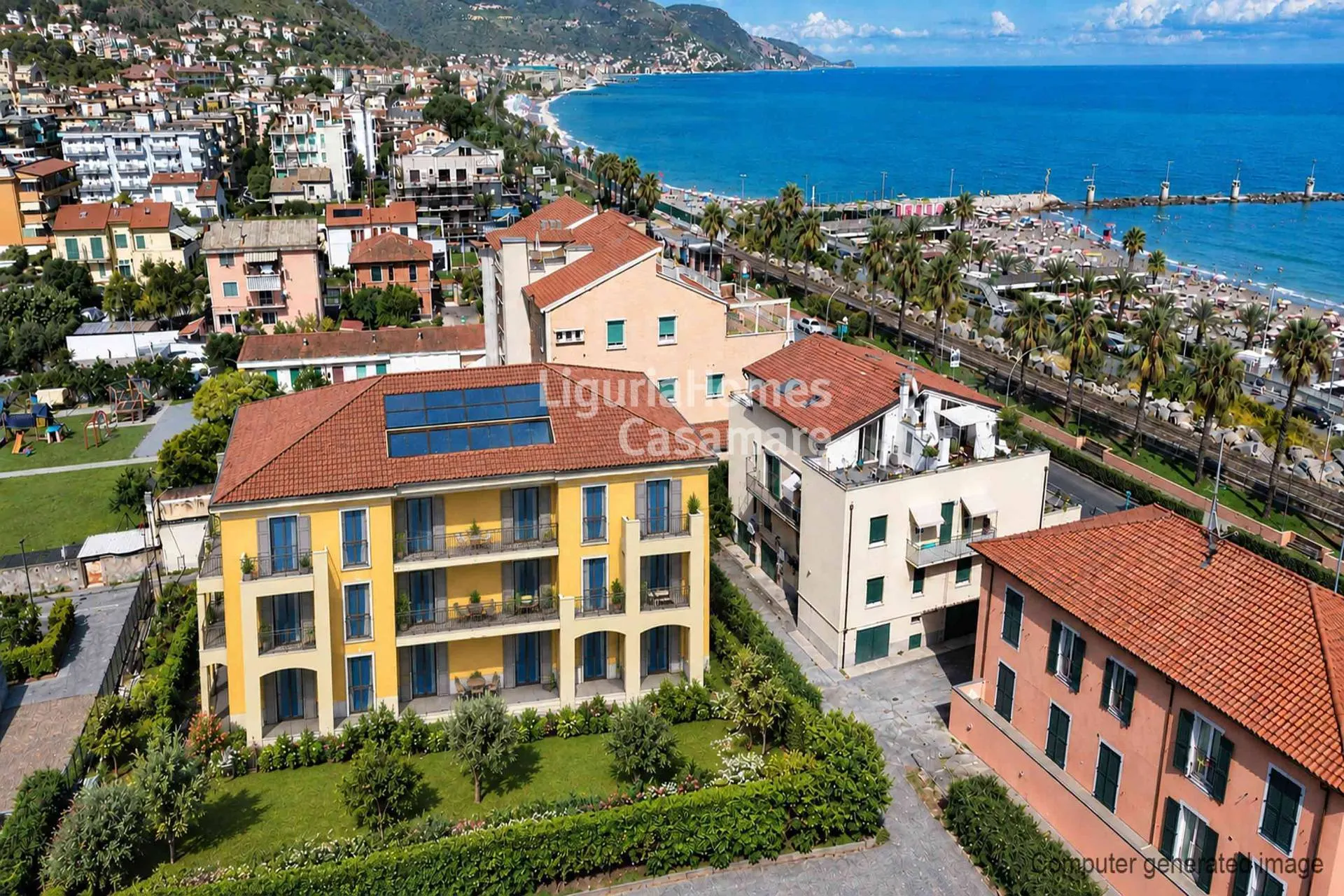 Espacioso apartamento de un dormitorio en venta en Loano, cerca del mar.