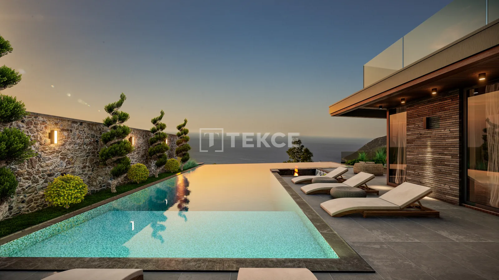 Villas Panoramiques avec Vue sur Mer et Piscines à Kalkan