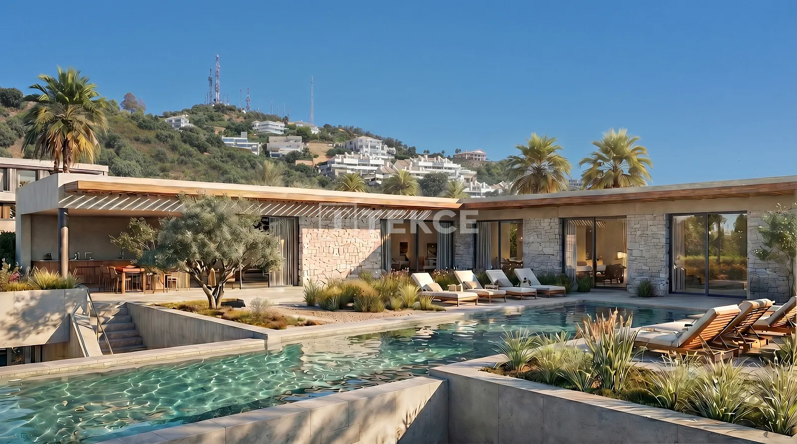 Villa Individuelle Duplex avec Vue Panoramique sur la Mer à Marbella