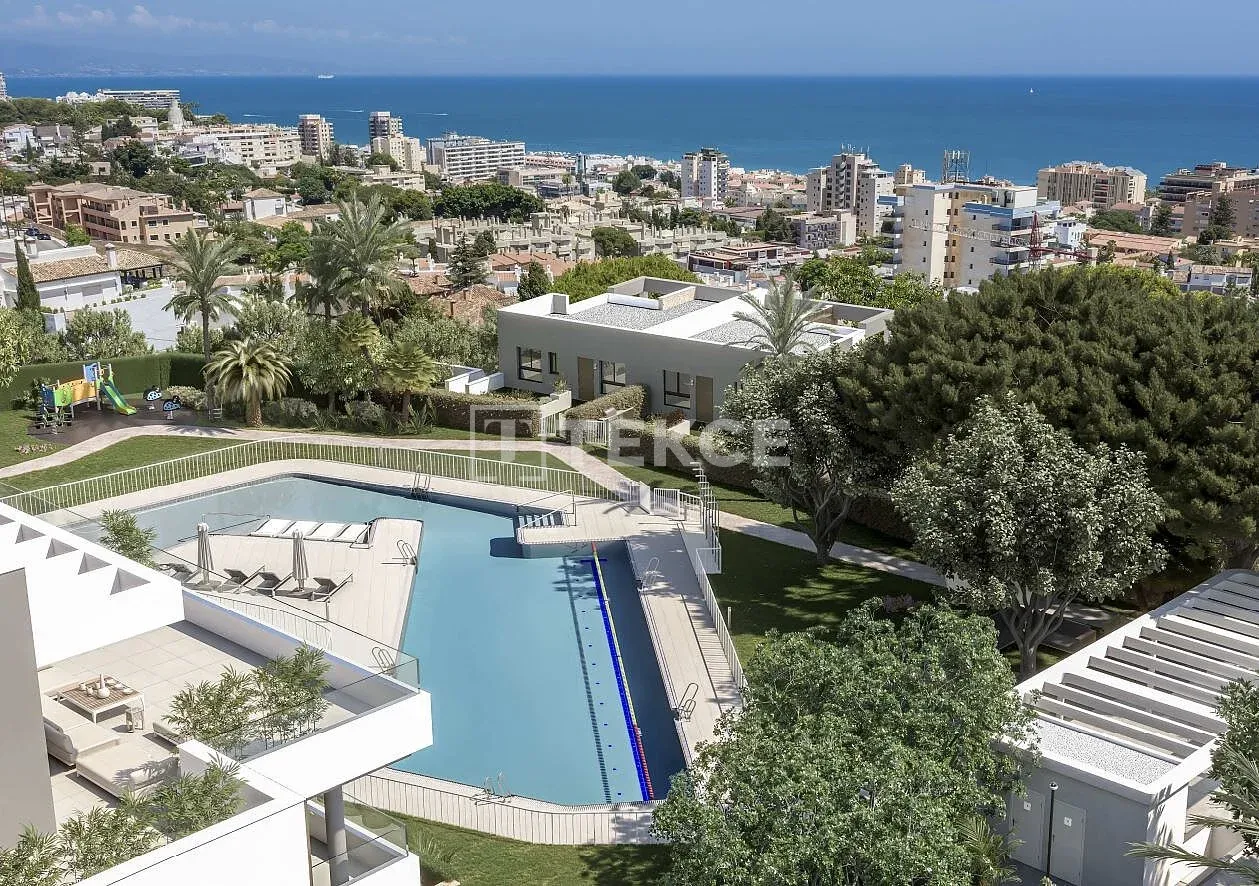 Appartements avec vue sur la mer dans un endroit magnifique à Torremolinos