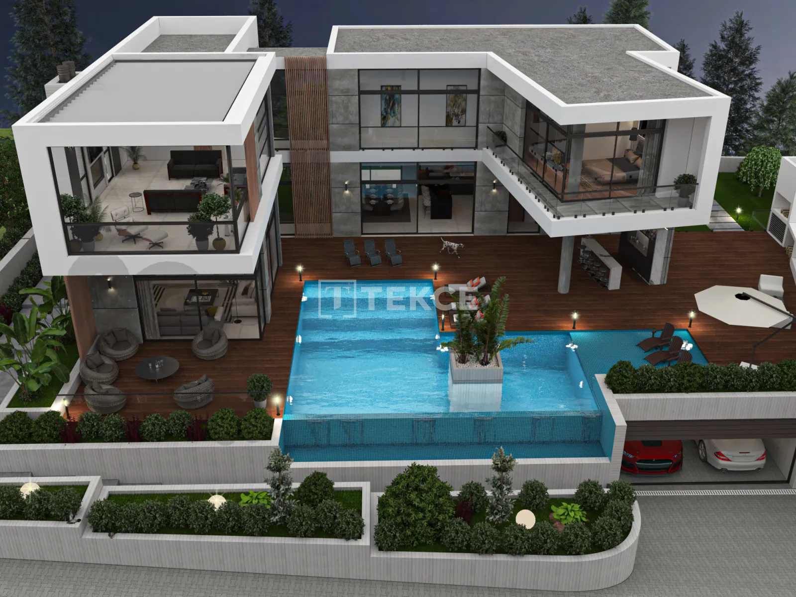 Propiedad con Vista al Mar y Piscina Privada en Girne, Chipre del Norte