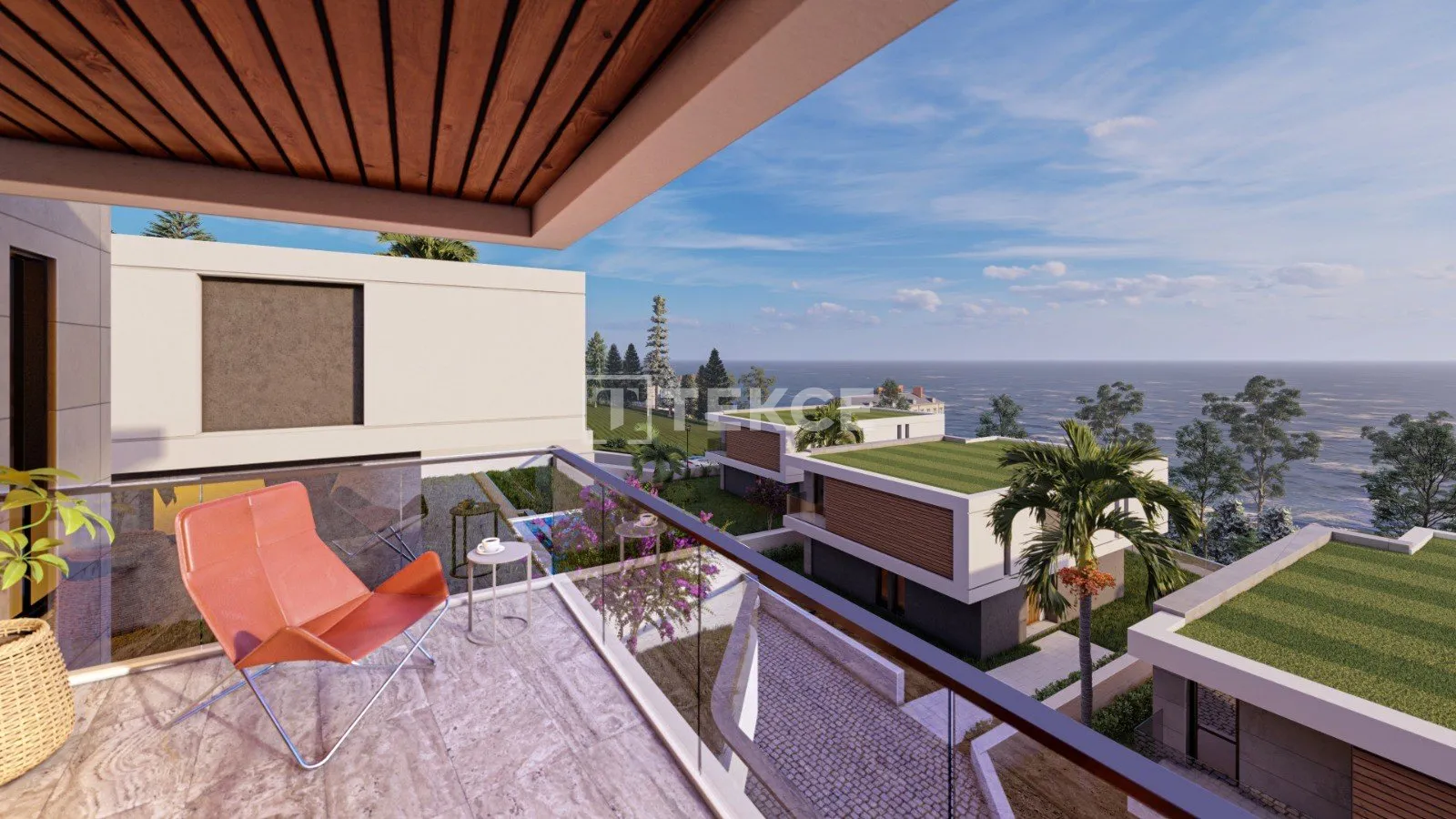 Casas com Vista para o Mar e Piscina Coberta em Yalincak Trabzon