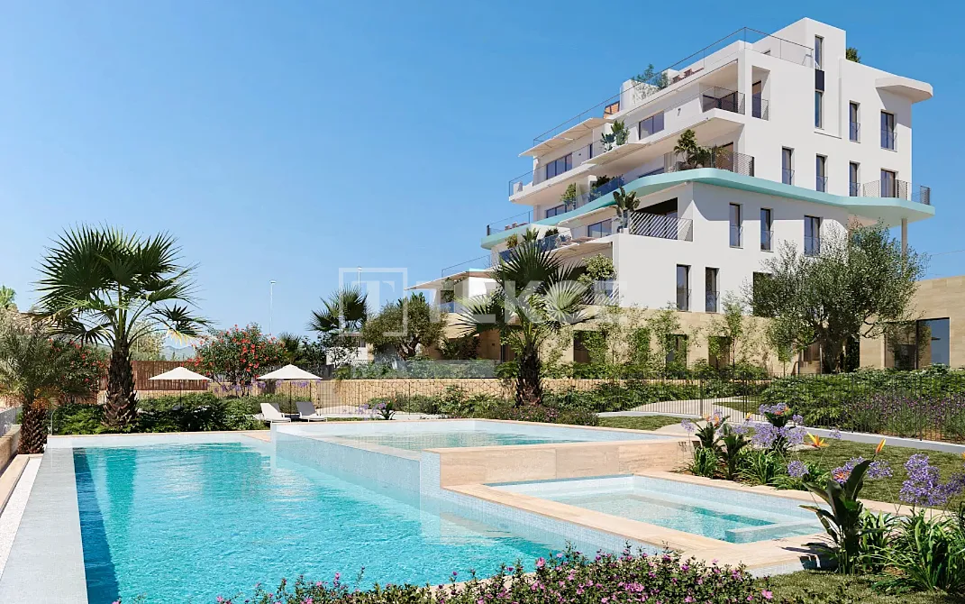 Villajoyosa Costa Blanca'da Lüks Sahil Dairesi