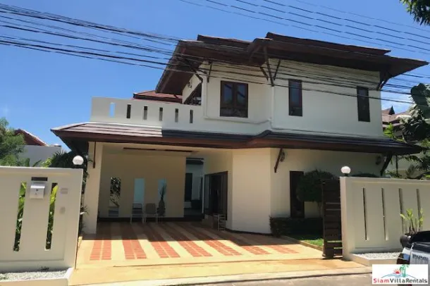 Maneekham - Dreizimmerhaus mit privatem Pool zu vermieten in begehrter Chalong Estate