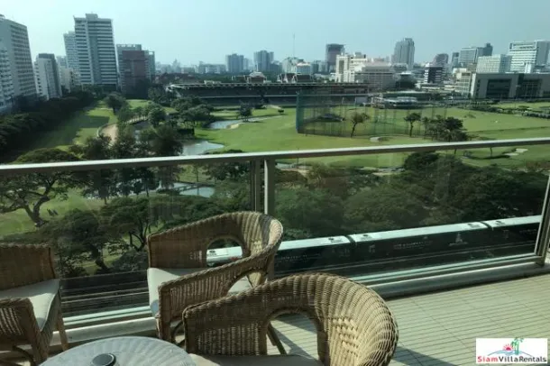 185 Rajadamri - Appartement de deux chambres avec vue spectaculaire sur le Royal Bangkok Sports Club à louer à Ratchadamri