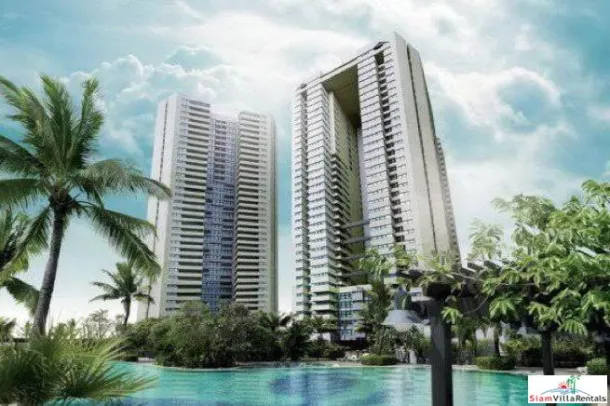 Sathorn Gardens - Alquiler de Apartamento Grande de Dos Dormitorios Amueblado con Vistas a la Ciudad en Lumphini