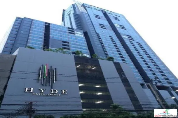 Hyde Sukhumvit - Vistas Panorâmicas da Cidade deste Condomínio Extra Grande de Três Quartos Perto de BTS Nana