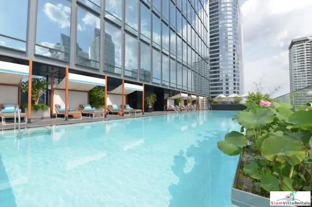 The Ritz-Carlton Residences at MahaNakhon - Chong Nonsi'de Harika Şehir Manzaralı Çarpıcı İki Yatak Odalı Daire