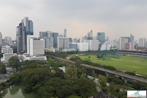 Baan Somthavil - Spacieux deux chambres avec vue sur le parc Lumpini et le Royal Bangkok Sport Club à Ratchadamri