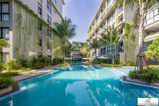 Diamond Condominium - Bang Tao Plajı Yakınında Harika Olanaklara Sahip Sevimli İki Yatak Odalı, İki Banyolu Süit Daire