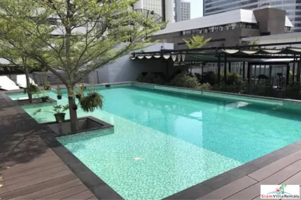 Quad Silom - Großes, nobles Ein-Schlafzimmer-Apartment zur Miete in Chong Nonsi