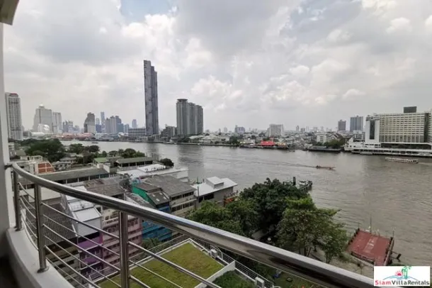 Supalai River Place - Unidade de Canto com Dois Quartos e Vistas Incríveis da Cidade e do Rio Chao Phraya em Krung Thonburi