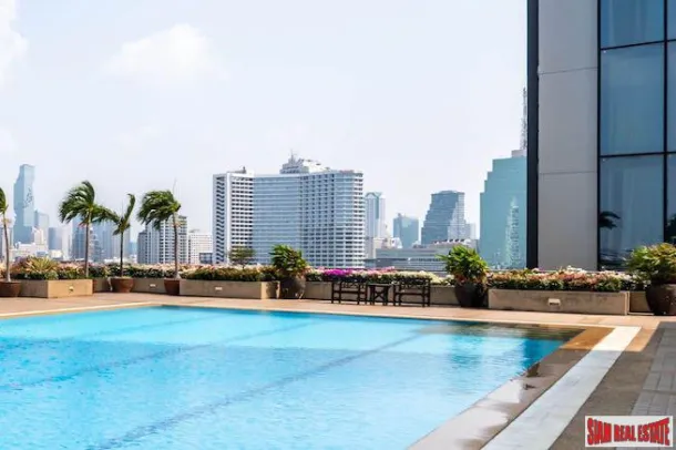 Baan ChaoPhraya Condominium - Grande Apartamento de 1+1 Quartos, e Varanda Grande com Vistas para o Rio Chao Phraya para Alugar em Krung Thonburi
