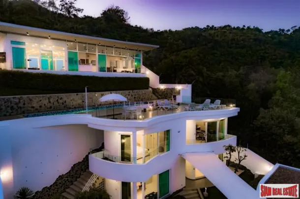 Villa Neptune - Prächtige Luxus-Villa mit sechs Schlafzimmern und Meerblick zur Miete in Chalong