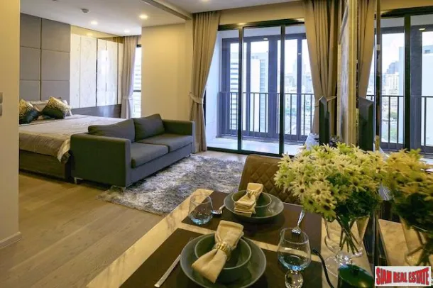 Ashton Asoke - Condo neuf d'une chambre décoré avec goût avec vue à louer à Asoke
