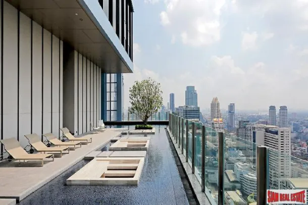 The Diplomat Sathorn - Apartamento Moderno Grande Totalmente Amueblado de 2 Dormitorios y 2 Baños en Alquiler en Encantador Barrio de Bangkok