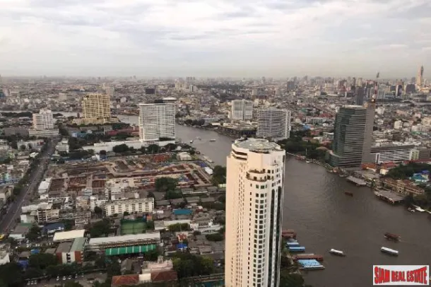 The River - 2 Quartos e 2 Banheiros, 100 m², 59º Andar, Krung Thonburi