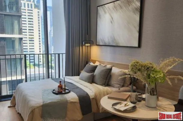 28 Chidlom - Apartamento de um quarto para alugar em uma das localizações mais prestigiadas de Chit Lom