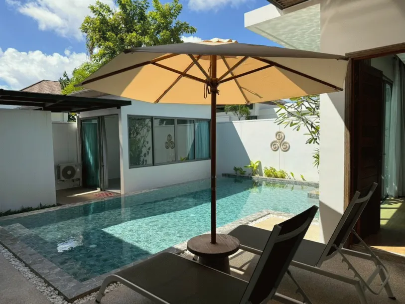 Shambhala Grand Villa - Elegante Villa Privata con 2 Camere da Letto e Piscina Privata Vicino a Boat Avenue Bangtao in Affitto