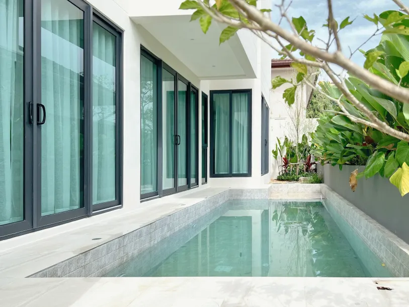 Villa con 3 camere da letto e piscina privata per affitto a lungo termine