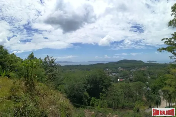 3.184 m². Grundstück mit Meerblick mit Blick auf Yamu und die Phang Nga Bucht