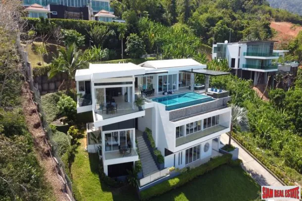Villa Moderna di Lusso con Sei Camere da Letto e Vista Mare vicino al Campo da Golf Mission Hills