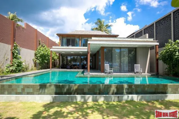 Beachfront 5-bedroom pool villa for sale on Natai Beach, Phang Nga