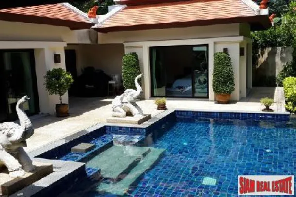 Baan Pratum - Nai Harn Baan Bua'nın bir parçası olan Tropikal 2 Yatak Odalı Villa, Nai Harn Plajı'na sadece 1,5 km mesafede