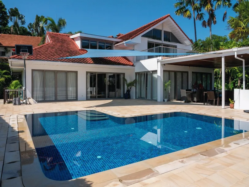 Phuket'teki Ayrıcalıklı Cape Yamu'da Çağdaş Deniz Manzaralı Villa Satılık