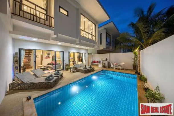 Nuevo proyecto de 10 villas dúplex de lujo de 3 dormitorios en la playa de Choeng Mon