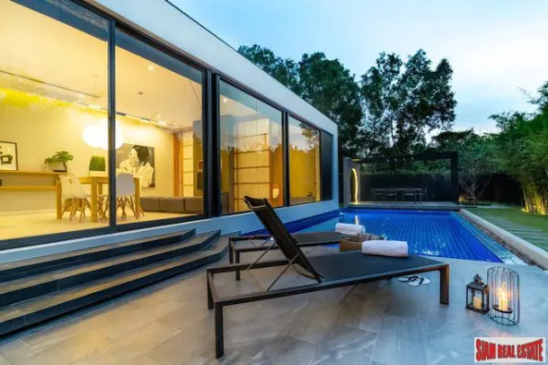 Aussergewöhnliche moderne Villen mit 2-3 Schlafzimmern und Pool zum Verkauf in einer ruhigen neuen Wohnanlage in Layan