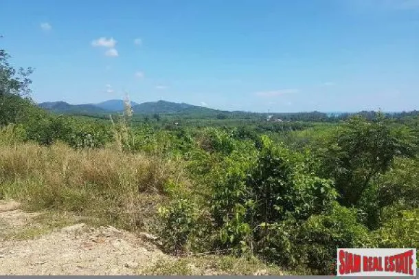Koh Lanta, Long Beach'te Satılık, Tepeden Deniz Manzaralı Arazi