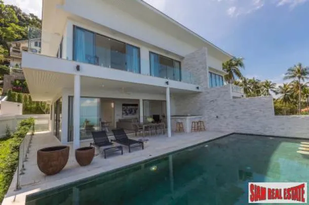 Villa Duplex de 3 Quartos com Vista para o Mar em Bang Po, Samui
