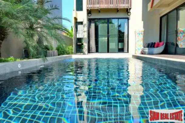 Résidence avec piscine de quatre chambres en plein centre-ville de Chiang Mai