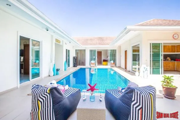 Einzigartige und helle Villa im Bali-Stil mit vier Schlafzimmern und Pool in Chalong, Phuket