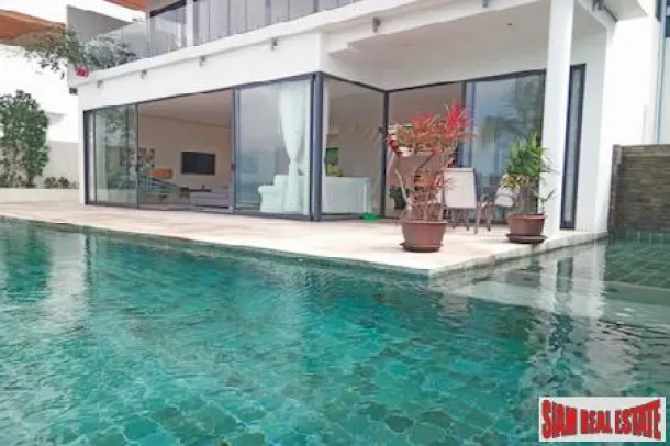 Espectacular Villa con Vista al Mar en una Urbanización Cerrada, Bang Po, Koh Samui