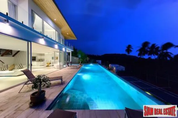 Spettacolare Villa con Piscina e Vista Mare in un Complesso Residenziale Recintato, Bang Po, Koh Samui
