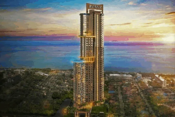 Condominium de luxe près de la plage décoré dans une atmosphère de Monaco - Na Jomtien