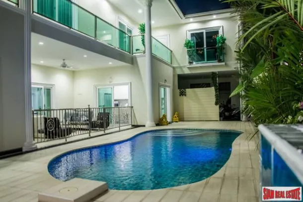 Belle Villa avec Accès Privé à la Plage, 6 Grandes Chambres, Piscine et Bureau