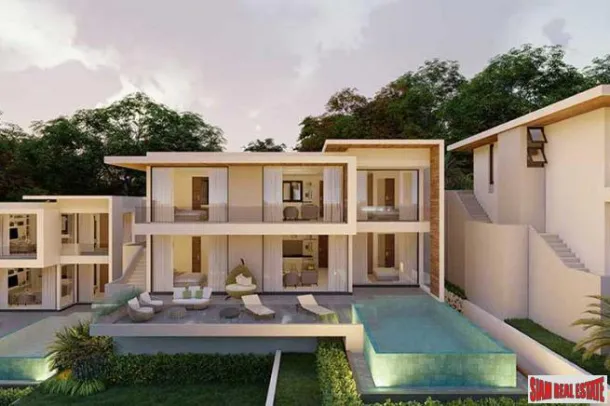 Deniz manzaralı 3 ve 6 Yataklı Havuzlu Villalar â€" Bo Phut, Koh Samui