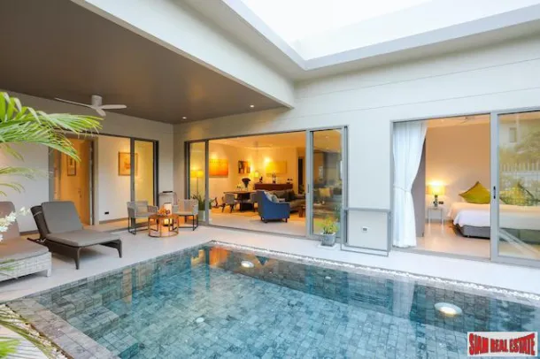 Contemporary Three Bedroom Pool Villa for Sale in Pasak area, 3 min drive to Boat Avenue and Laguna-Layan Beach