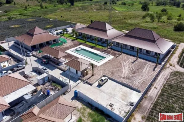 Neues Einfamilienhaus mit zwei Schlafzimmern in Hua Hin zum Verkauf - Möbel inklusive